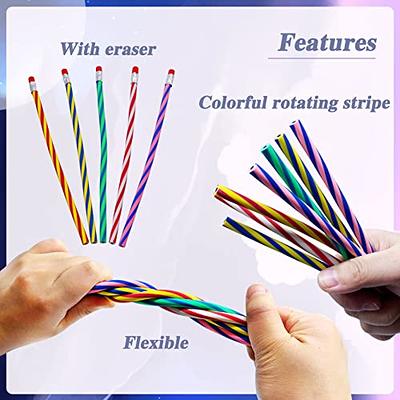 36 Pcs Flexible Bendy Pencils Bendable Pencil,Fun and Functional 7 inch Long Bendable Writing Pencils for Classroom Gifts,Goodie Bag Fillers,Back to