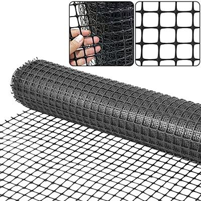 GENNIZZ Upgraded 15.7IN x 16.4FT Plastic Chicken Wire Mesh,Poultry Animal  Barrier Fence,Construction Barrier Netting,Garden Netting,Black Plastic  Fence Wire for Garden Farm - Yahoo Shopping