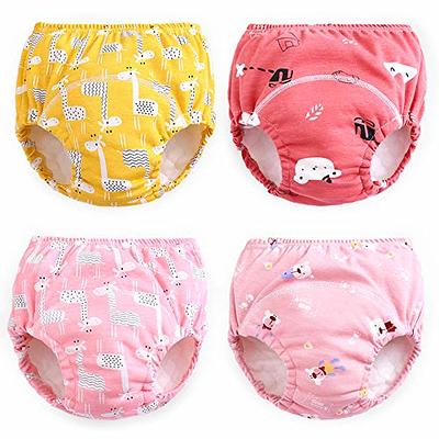 Toddler Cotton Training Underwear for Girls 12M,2T,3T,4T,Baby