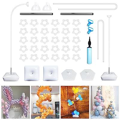 ROYUYE 4 Sets of Table Balloon Stand Kit Balloon Centerpiece Stand Table Top Balloon Stand Balloon Holder for Table Decorations for Birthday