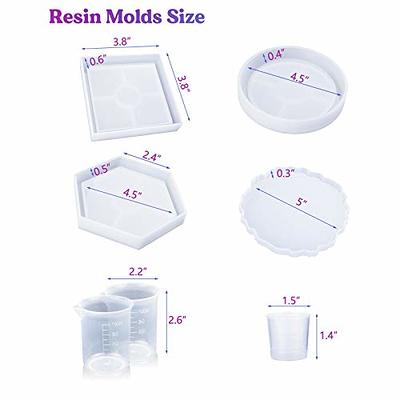 Resin Sanding and Polishing Kit, Epoxy Resin Supplies with 5 Resin File, 12 Sand Papers,4 Polishing Blocks,1 Polishing Cloth,1 Scissors,for Epoxy