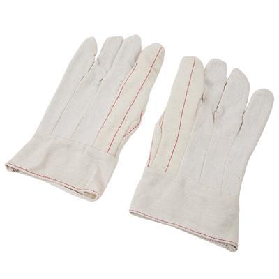 Cordova Red Nap-In Cotton Double Palm Work Gloves - Large - 12/Pack