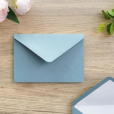 Dusty Blue Envelopes for Wedding Invitation, Greeting Card 4x6