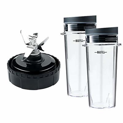 Joystar replacement 16-Ounce (16 oz.) Cup（199KKU） with Sip & Seal Lid with  blade for Nutri Ninja  BL203QBK/BL208QBK/BL207QBK/BL206QBK/BL209/BL201C/BL201/(3) - Yahoo Shopping