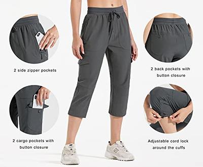 Libin Women's Lightweight Joggers Pants - Quick Dry, Breathable, and Zipper  Pockets for Running, Hiking, and Athletic Workouts