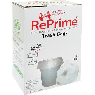 PlasticMill 4-Gallons White Outdoor Plastic Can Trash Bag (100