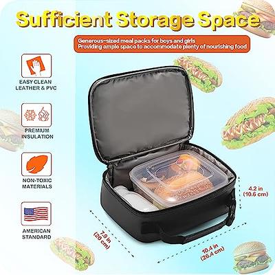 Insulated Lunch Box For Men Portable Bento Box Food Storage Office