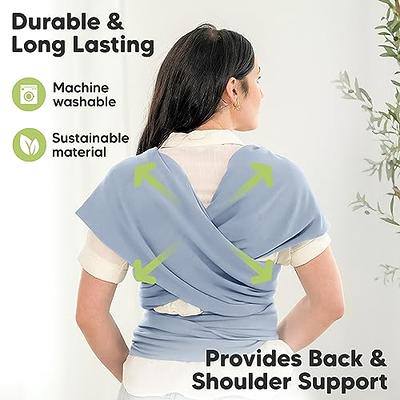 KeaBabies Baby Wrap Carrier - All in 1 Original Breathable Baby Sling,  Lightweight,Hands Free Baby Carrier Sling, Baby Carrier Wrap, Baby Carriers  for