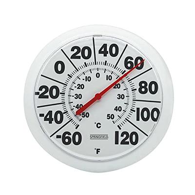 Taylor 497J 12 Dial Indoor / Outdoor Wall Thermometer with Hygrometer