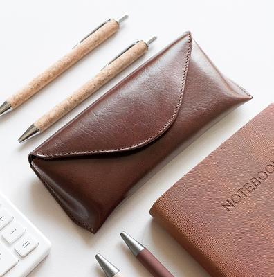 Personalized Leather Pencil Cases & Pen Pouches