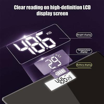 Scale, Digital, Personal, High-Capacity, Lithium Battery, 440lbs, Each