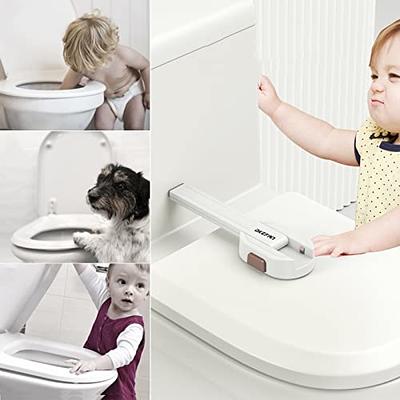 Toilet Locks Baby Proof - OKEFAN Toilet Seat Lock Child Safety for Toddlers Adhesive  Kids Proofing Toilet Lid Lock Easy to Install No Drill Needed (1) - Yahoo  Shopping