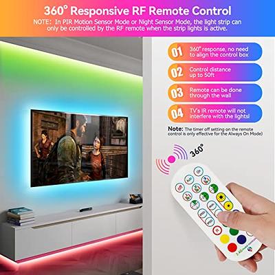 RGB LED Light Strip 5050 Remote Control USB Rechargeable