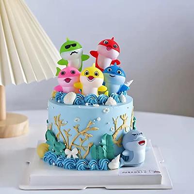 12pcs Printed Cute Dolphin Cake Toppers, Ocean Animal Themed Cake  Decoration For Baby Birthday And Baking, Party, Dessert Table | SHEIN USA