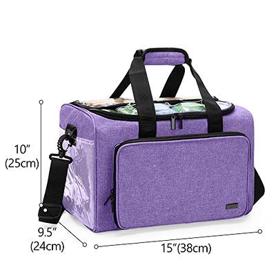 Looen Crochet Storage Backpack Organizer Portable Knitting Bags