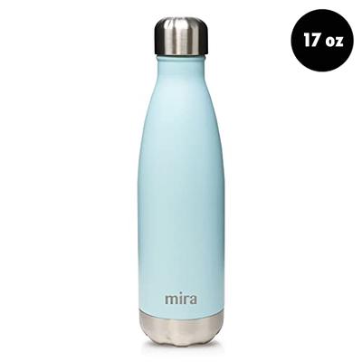 MIRA 24 oz Stainless Steel Water Bottle | Vacuum Insulated Metal Thermos  Flask Keeps Cold for 24 Hours, Hot for 12 Hours | BPA-Free Spout Lid Cap 