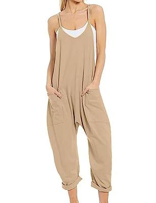 LONG JUMPSUIT - Dark khaki