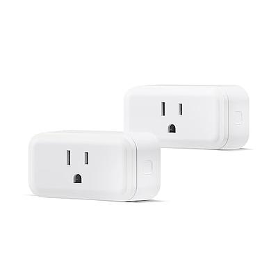 SwitchBot Smart Plug Mini HomeKit Enable, Smart Wi-Fi(2.4G Only) and Bluetooth  Outlet, 15A, 2 Pack 