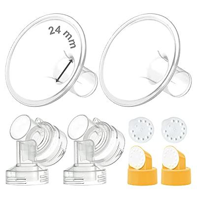 Maymom Breast Pump Kit Compatible with Medela Pump in Style Advanced Breast  Pumps;2 Breastshields (one-piece, 25mm), 4 Valve, 6 Membrane, & 2