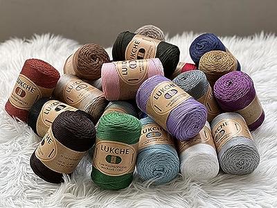  3 Pcs Pack with 5-Ply Acrylic Yarn, 3 Balls of 4.8Oz