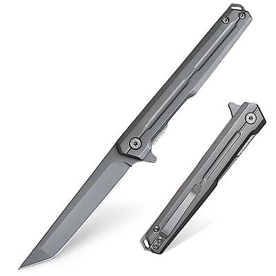 Maxam 4 1/2 Inch Lockback Knife - Folding Pocket Knife  w/Stainless Steel Black Blade - EDC Knife for Camping, Hiking, Fishing,  Outdoor Adventures : Hunting Folding Knives : Sports & Outdoors