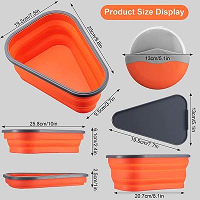 BAYA Silicone Pizza Storage Container Collapsible & Pizza Cutter