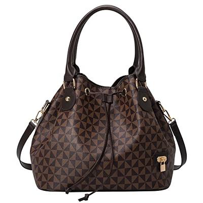 Leather Twin Handle Shoulder Bag