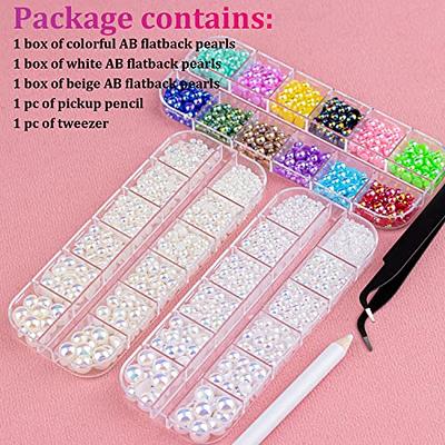 5608Pcs Makeup Rhinestones with Face Glue, Flatback Colorful Face