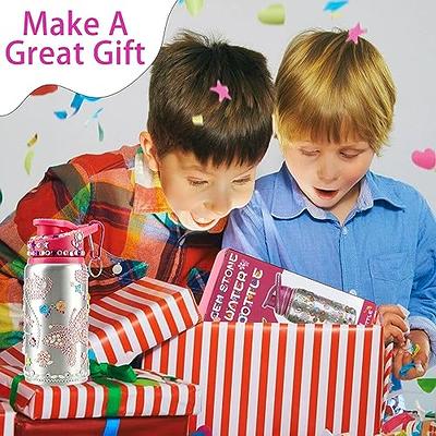 Nigifter Valentines Day Gifts for Girls Birthday Presents Gifts for Girls  8-12 Kids DIY Craft Kits Decorate Your Own Water Bottle Leakproof BPA Free