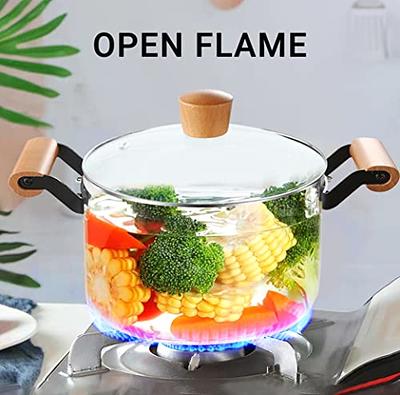 Transparent Flame-Proof Glass Pot