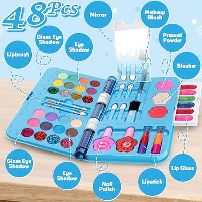 TEMI Kids Makeup Toys for 3 4 5 6 7 8 Girls - Pretend Play Make Up