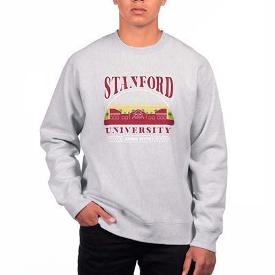 Men's Nike Heathered Gray Stanford Cardinal Team Arch T-Shirt