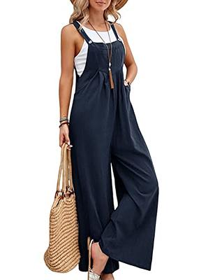 Cotton pockets jumpsuit - Woman