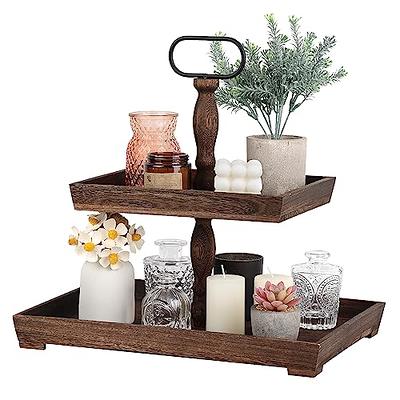 Coffee Farmhouse Tiered Tray Decors Set, Coffee Bar Decor Sign Wooden Coffee  Bar Accessories, Rustic Coffee Station Decor Coffee Table Decorations, Wood  Beaded Garland For Kitchen Home Items - Temu