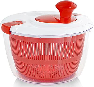 Zulay Kitchen Salad Spinner Large 5L Capacity - Manual Lettuce Spinner With  Secure Lid Lock & Rotary