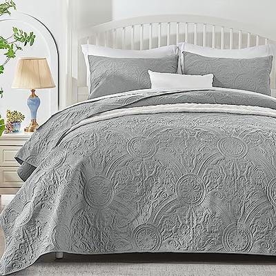 Quilts for Queen Bed Grey Bedspreads - Soft Bed Summer Quilt