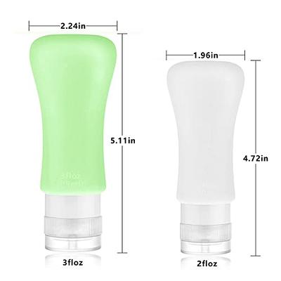 LYOB Leak Proof Silicone Soft Refillable Bottles,TSA 3oz, BPA Free, New  3-Layer Top, Travel Empty Sq…See more LYOB Leak Proof Silicone Soft  Refillable