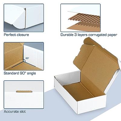 10 Pack Small Shipping Boxes 6x4x3'' Corrugated Small Cardboard Boxes for  Shipping, Recyclable Packaging Boxes for Small Business, Mailer, Gift