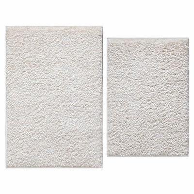 Ottomanson Machine Washable Non-Slip Solid Beige Area Rug for