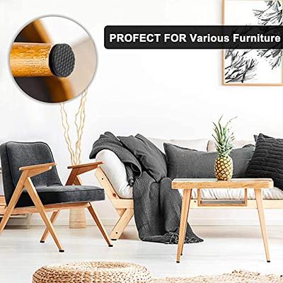 Yelanon Non Slip Furniture Pads -52pcs(1+2+2) Furniture Grippers, Non Skid  Furniture Legs,Self Adhesive Rubber Furniture Feet, Anti Slide Furniture