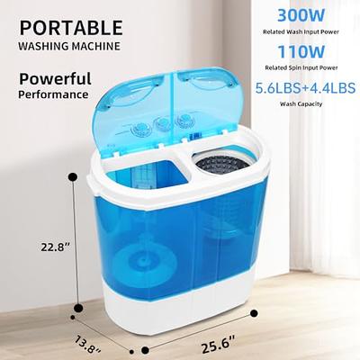 Portable Washer Mini Washing Machine 13lbs Twin Tub Portable