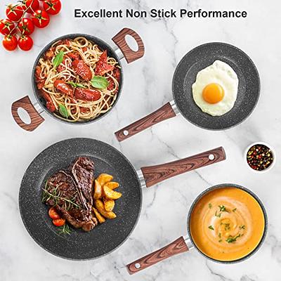  M MELENTA Pots and Pans Set Ultra Nonstick, Pre-Installed 11pcs Cookware  Set Copper with Ceramic Coating, Stay cool handle & Nylon Kitchen Utensils,  Gas/Induction Compatible, 100% PFOA Free: Home & Kitchen