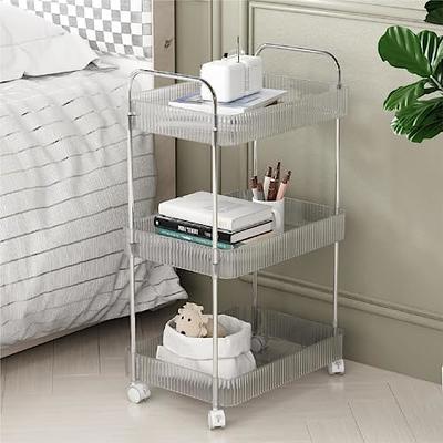 Stackable Storage Bin, 3-Tier Venting Rolling Cart: Versatile Mobile  Storage