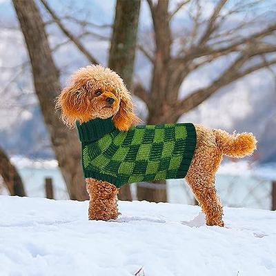 Medium Dog Pullover, Knitted Dog Sweater