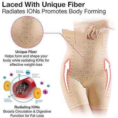 Ice Silk Ion Fiber Repair Shaping Panty, High Waist Tummy Control Underwear  Hip Lifting Seamless Slimming Briefs Shapewear