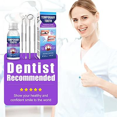 Temporary Tooth Repair Kit, Moldable Fake Teeth, Moldable False