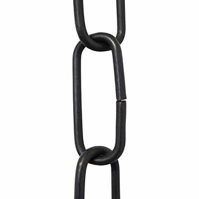 RCH Supply Company Rectangle Un-Welded Link Solid Brass Chain; Polished Brass