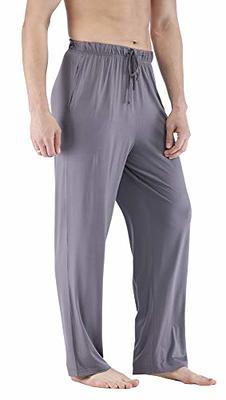 GYS Mens Pajama Pants - Viscose Made from Bamboo, Soft Sleep Pants