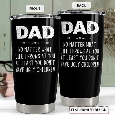 SANDJEST 4-in-1 Best Dad Ever Tumbler Gifts for Dad from Daughter Son — The  Beer Connoisseur® Store
