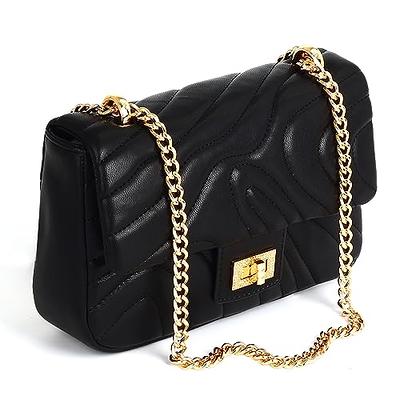 SG SUGU Small Quilted Crossbody Bag, Trendy Designer Shoulder Bag, Phone  Wallet Purse for Women (Black): Handbags